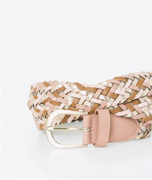Ceinture femme tressée ROSE
