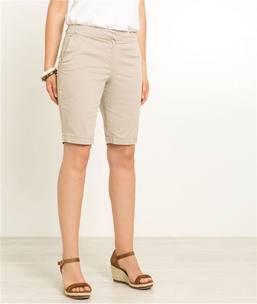 Bermuda femme BEIGE