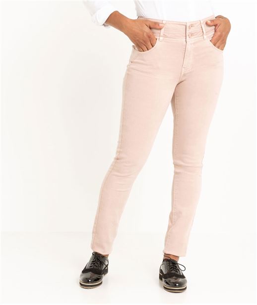 Pantalon femme slim taille haute PETALE