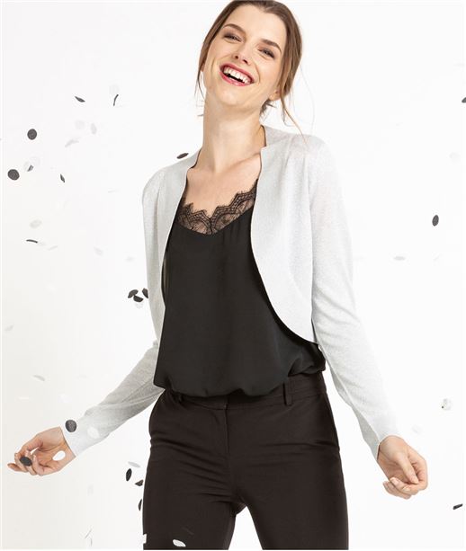 Gilet femme chauffe épaules GRIS