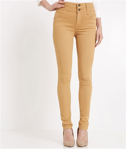 Pantalon femme slim taille haute MIEL