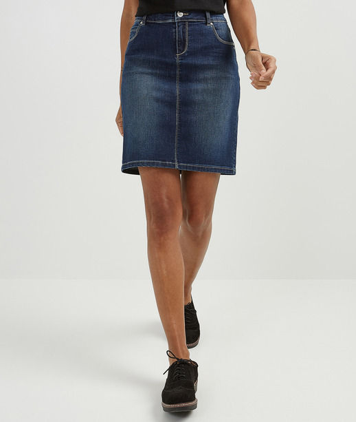 Jupe femme en jean délavée RINSE