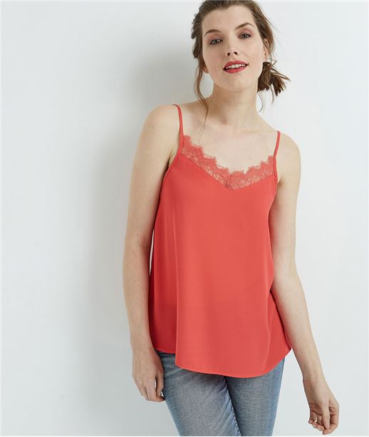 Top lingerie avec dentelle CORAIL