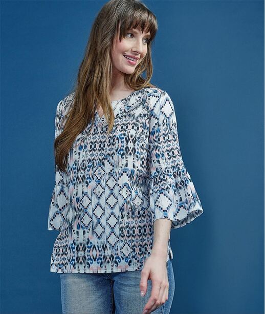 Blouse fluide imprimée IMPRIME