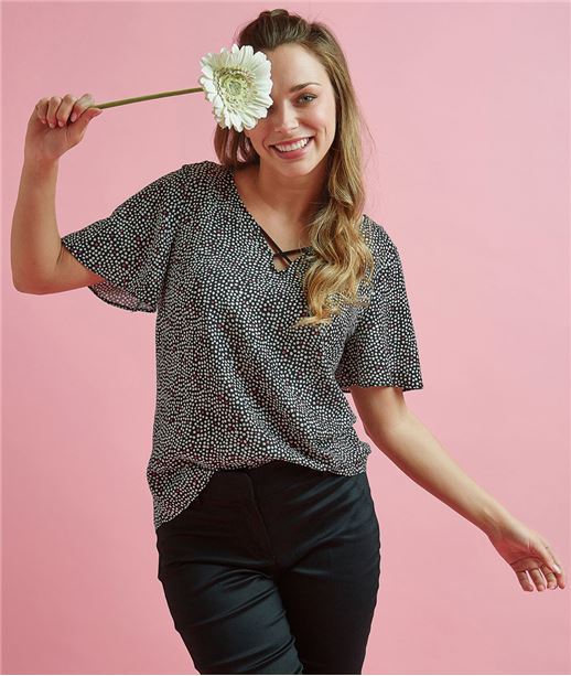 Blouse femme imprimée IMPRIME