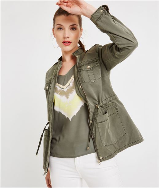 Veste saharienne militaire KAKI