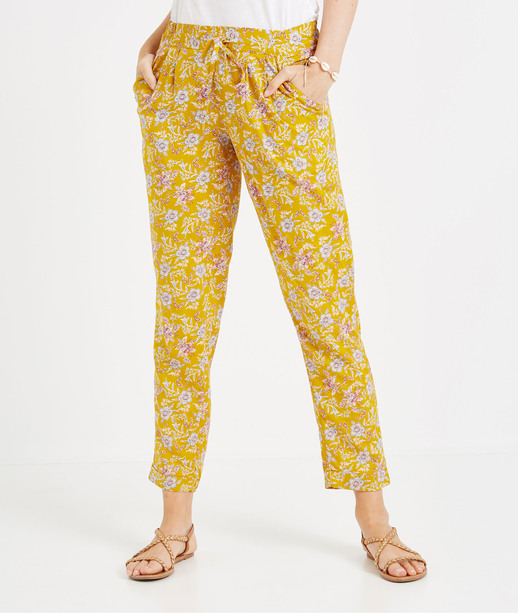 Pantalon fluide imprimé SAFRAN