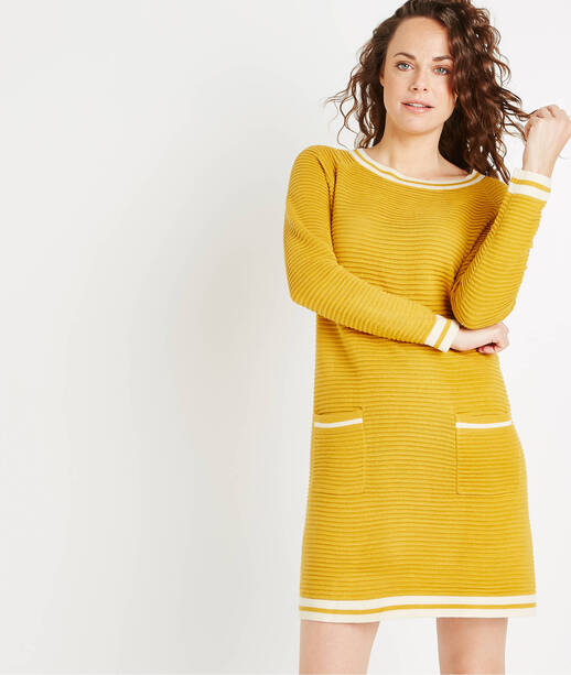 Robe pull de couleur AMBRE