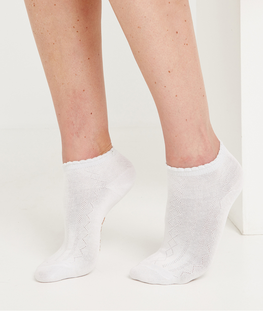 Lot de 2 paires de chausettes BLANC