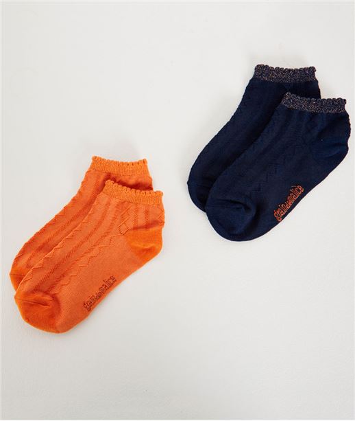 Lot de 2 paires de chausettes MARINE