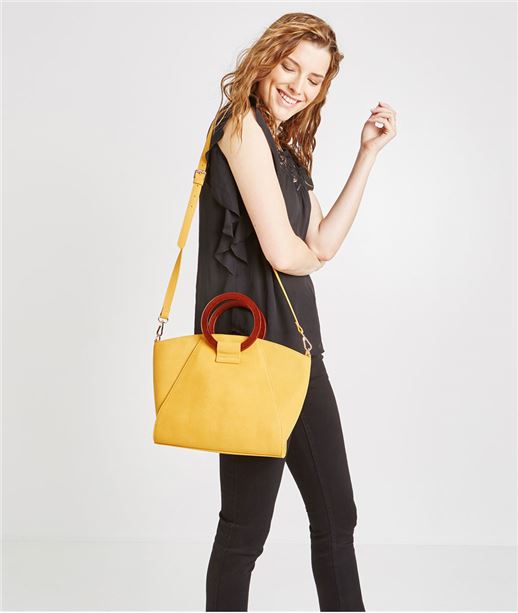 Sac trapèze city JAUNE