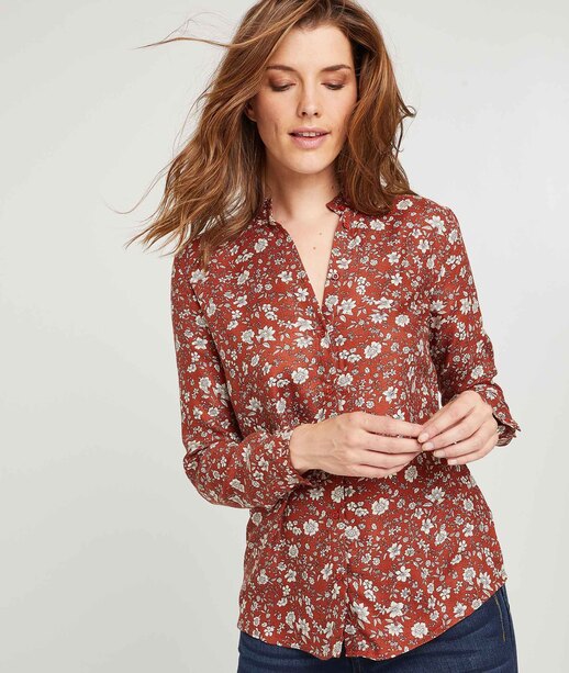 Chemise fluide imprimé IMPRIME