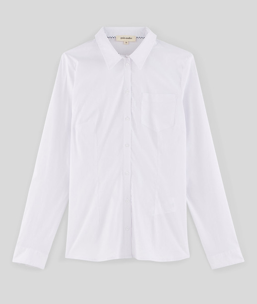 Chemise blanche manches longues ECRU