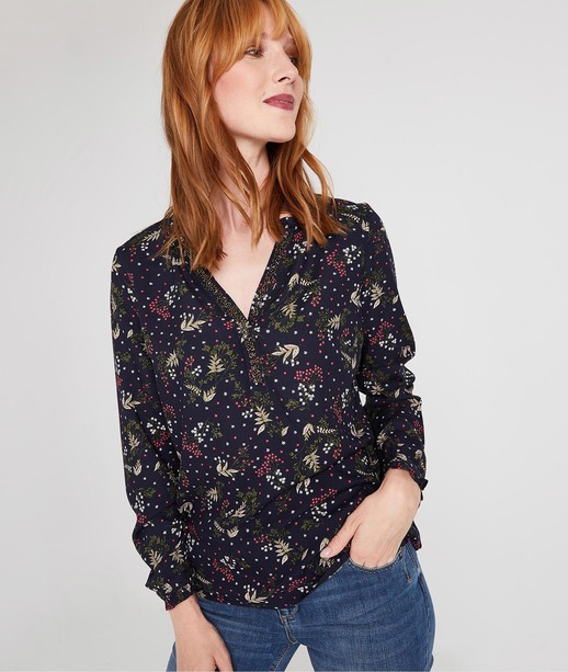Blouse fluide imprimé fleuri IMPRIME