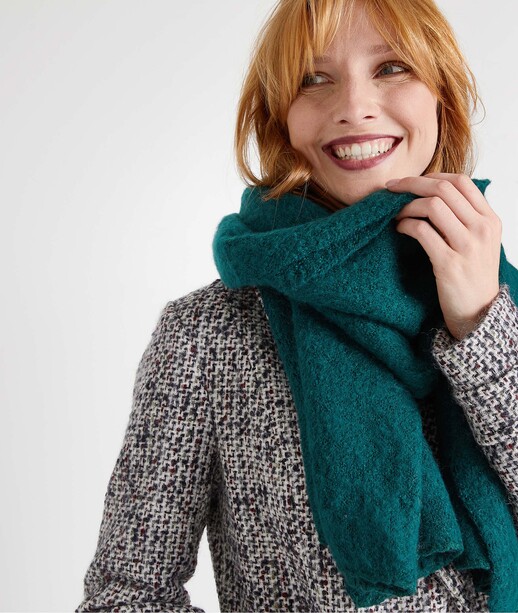 Echarpe turquoise femme VERT