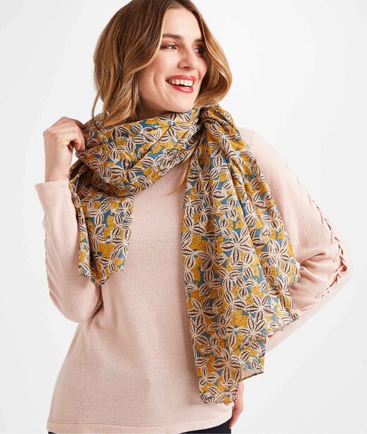 Etolde imprimée femme OCRE