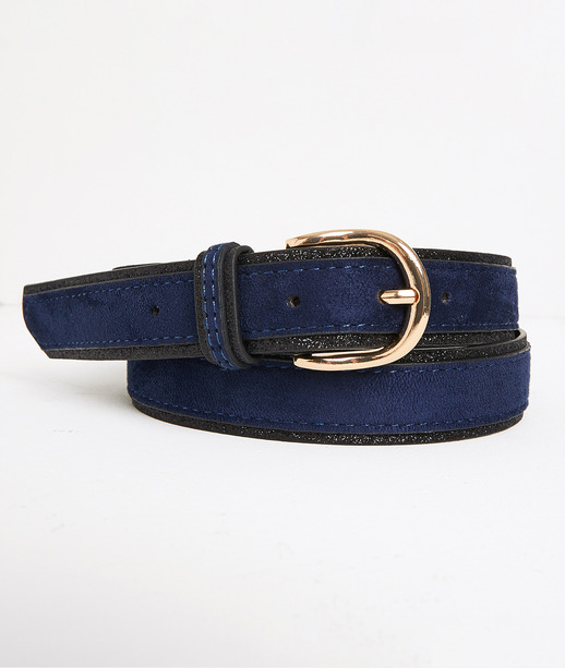 Ceinture velours marine femme MARINE