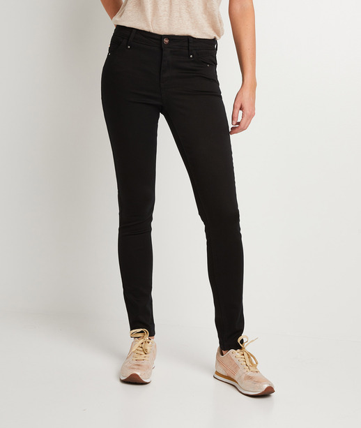 Jean slim push-up femme BLACK