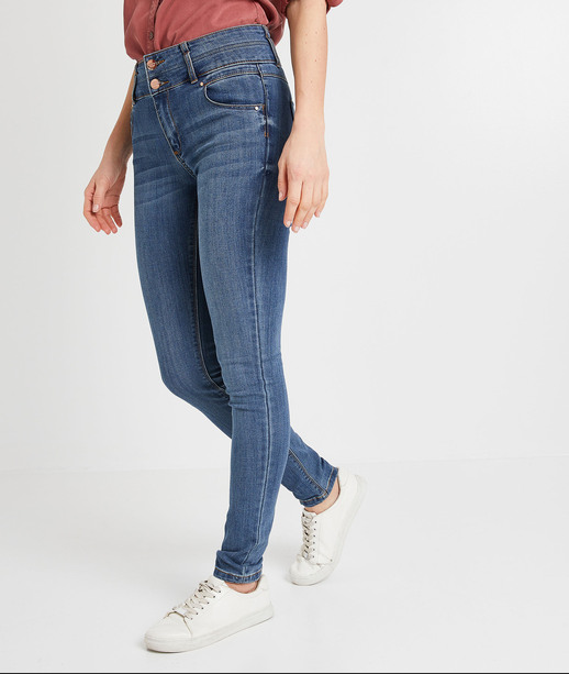 Jean slim taille haute STONE