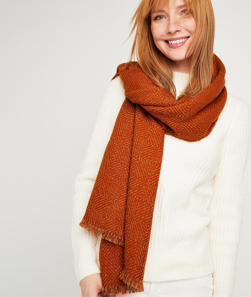 Echarpe colorée lurexée femme ECUREUIL