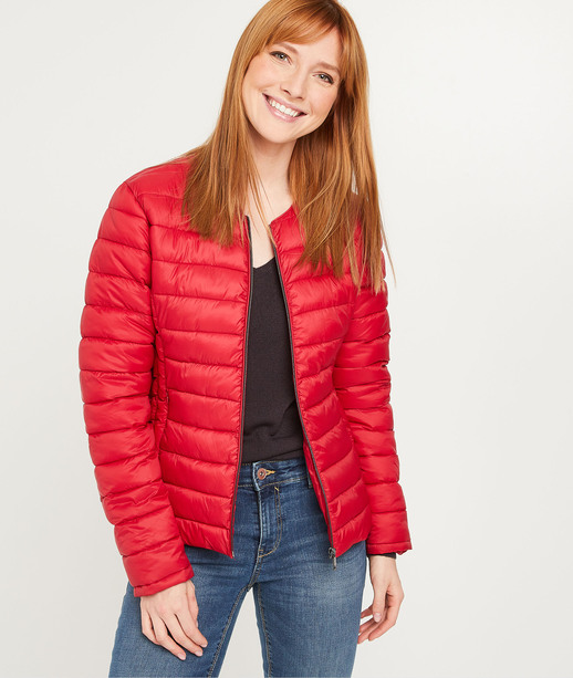 Doudoune légère unie femme COQUELICOT