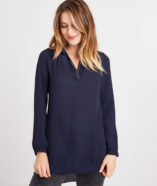 Tunique marine fluide femme MARINE