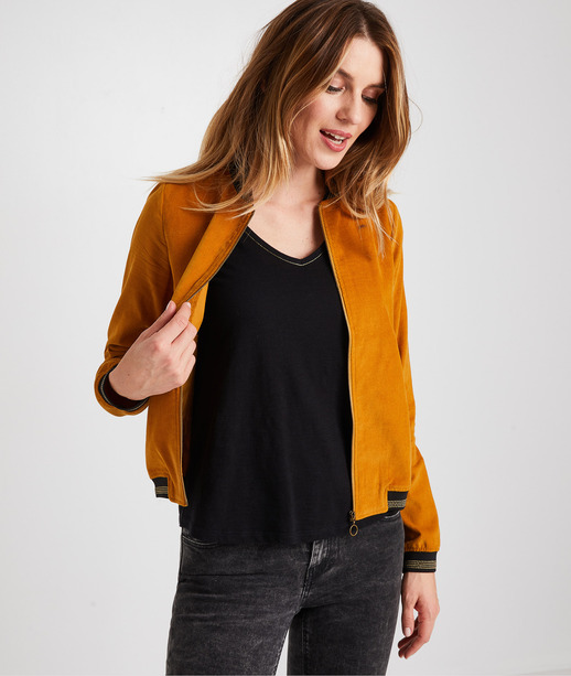 Bombers en velours femme AMBRE