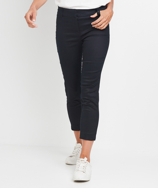 Pantalon cigarette femme NOIR