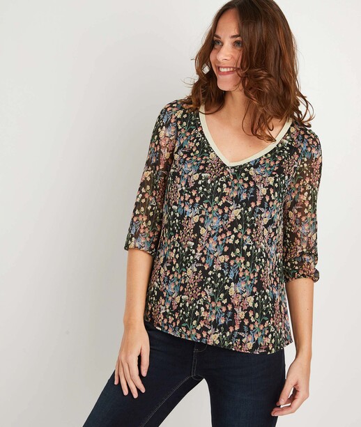 Blouse imprimé fleuri femme IMPRIME