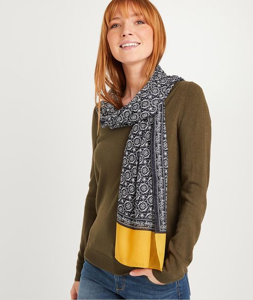 Etole imprimée femme NAVY