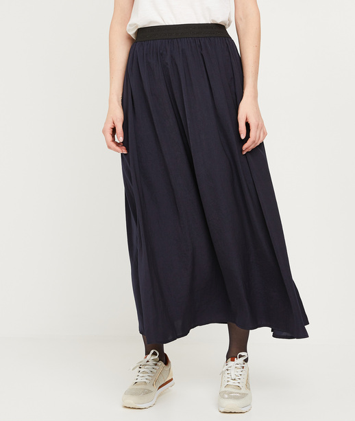 Jupe longue marine femme MARINE