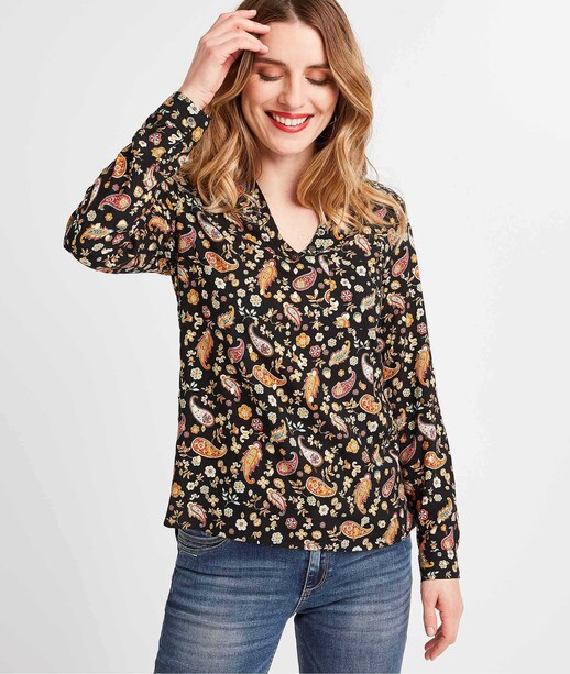Vareuse imprimé cachemire femme IMPRIME