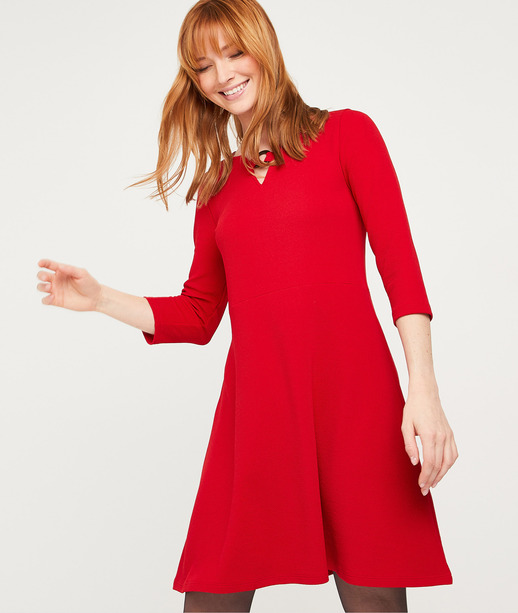 Robe courte rouge femme ROUGE