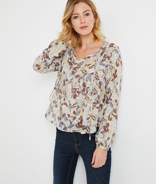 Blouse imprimée fluide femme IMPRIME