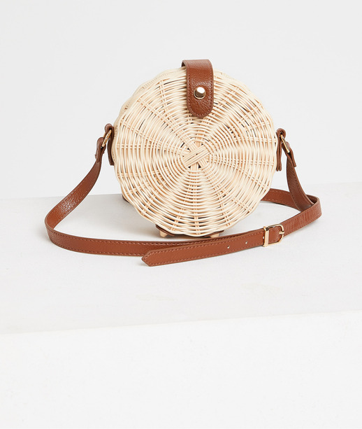 Petit panier rond femme NATUREL