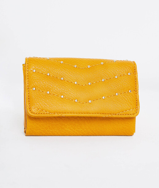 Portefeuille jaune femme JAUNE