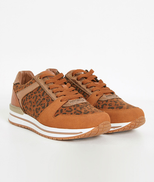 Baskets imprimé léopard femme LEOPARD