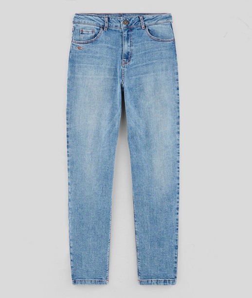 Jean mom femme STONE