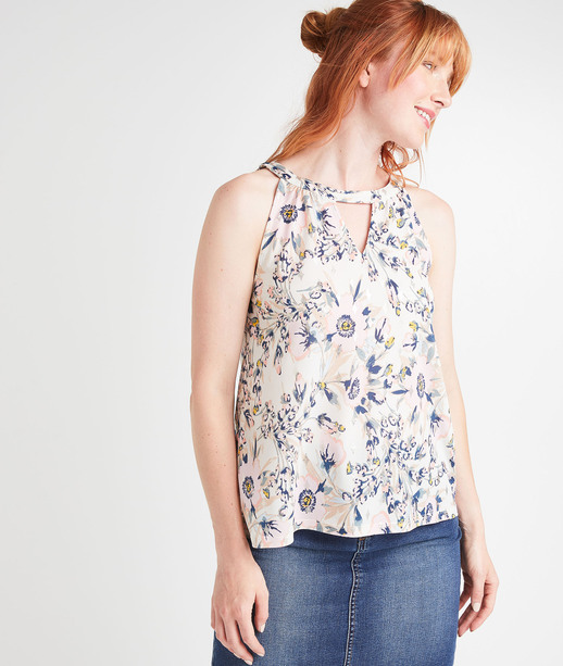 Débardeur fleuri femme MULTICOLORE