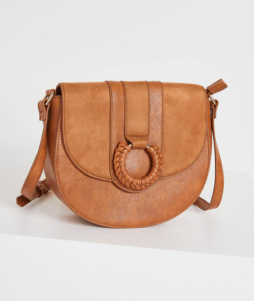 Petit sac camel bimatières femme CAMEL