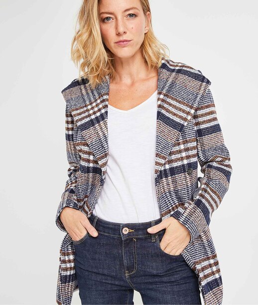 Manteau mi-saison femme BLEU