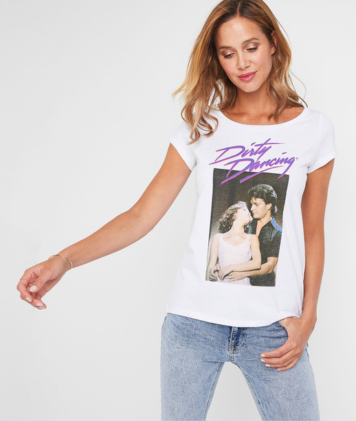 Tshirt Dirty Dancing femme BLANC