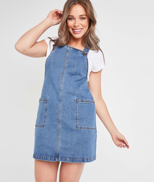 Robe en jean stretch femme STONE