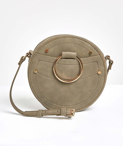 Petit sac rond kaki femme KAKI