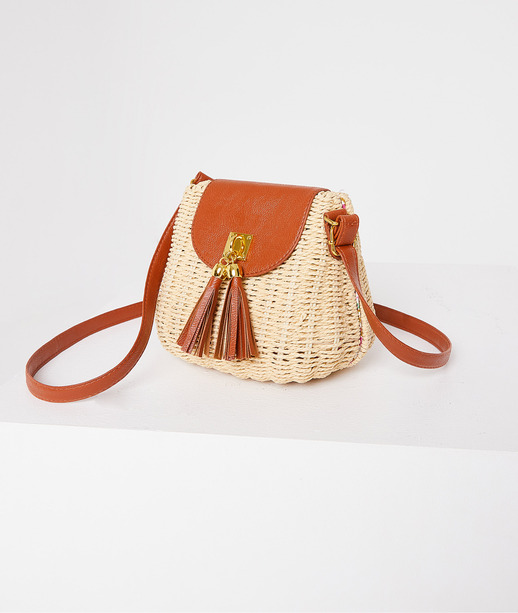 Petit panier tressé femme NATUREL