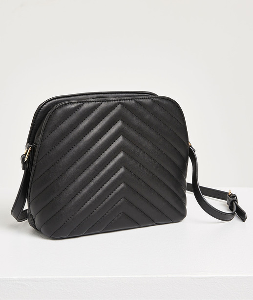 Sac matelassé noir femme NOIR